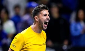 Thanasi Kokkinakis and doubles pair inspire Australia to Davis Cup win over USA