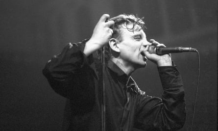 Teacher in the room … Mark E Smith of the Fall in Amsterdam, 1987.