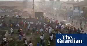 At least 56 people killed in crush at Guinea football stadium