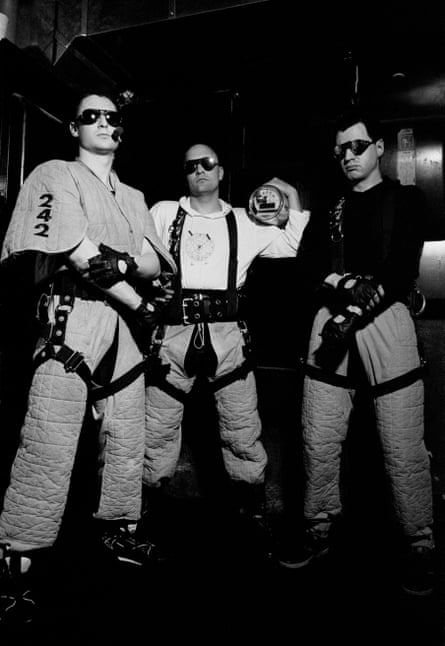 Front 242 in Chicago in 1991.