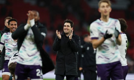 Andoni Iraola applauds Bournemouth fans