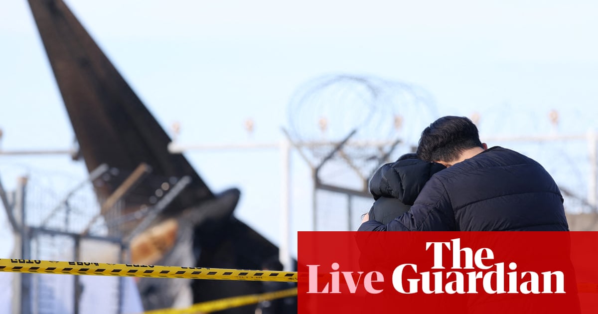 South Korea plane crash: bereaved families demand more support from government – as it happened