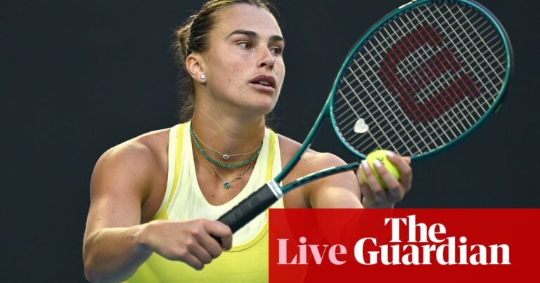 Australian Open 2025: Sabalenka v Stephens, plus Zverev in action on day one – live