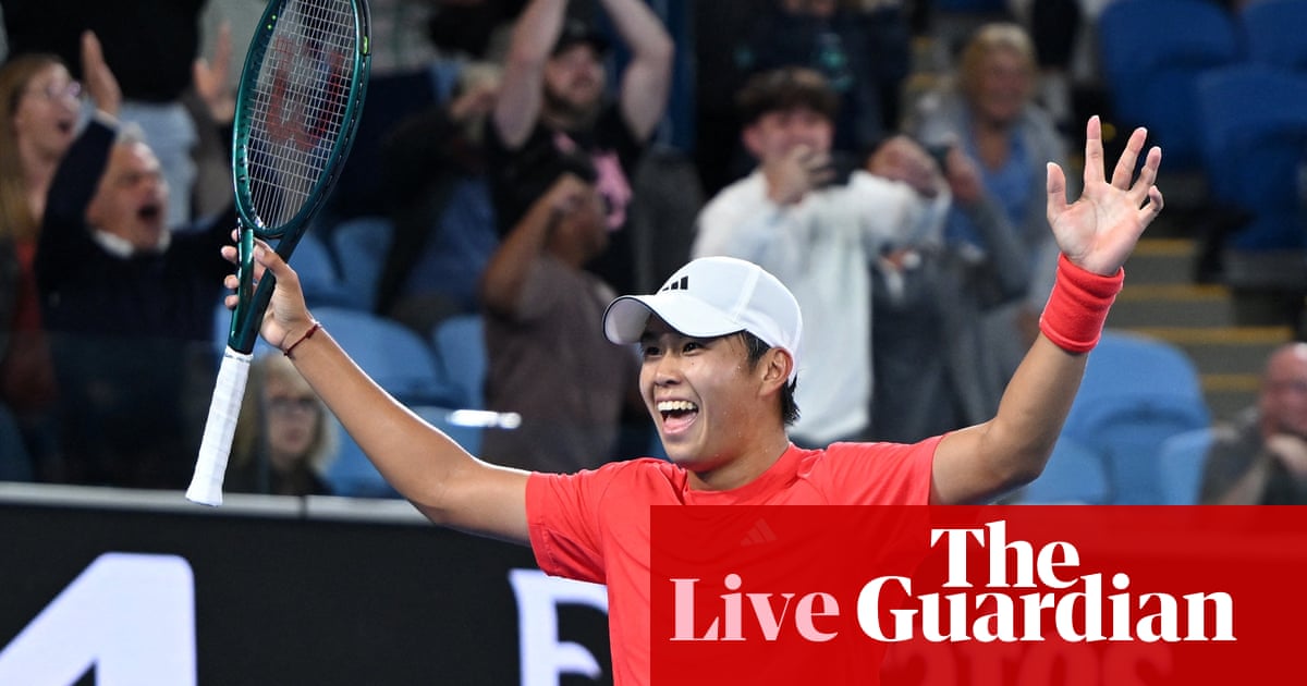 Australian Open 2025: world No 121 Tien stuns Medvedev in late-night epic – as it happened