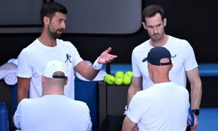 Behind the scenes: a first look at Djokovic and Murray together on court