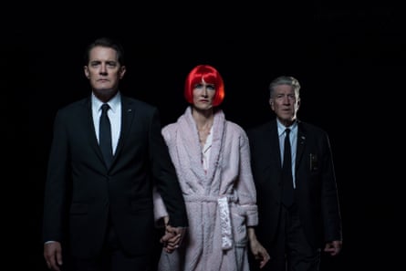 MacLachlan, Dern and Lynch in Twin Peaks: The Return.