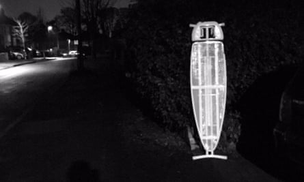 The ghostly ironing board spotted by Richard Cooper.