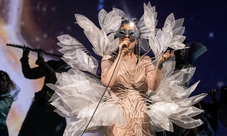 ‘I never made music that was just totally commercial’: Bjork during her ‘Cornucopia’ tour in Los Angeles, 2022.