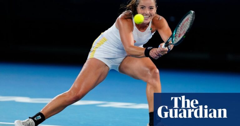 Jodie Burrage ‘in a good spot’ despite Australian Open defeat by Coco Gauff