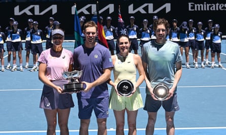 The final was the first all-Australian mixed doubles final during the Open Era began in 1967.