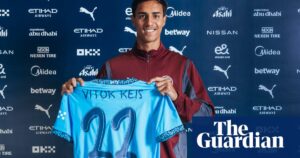 Manchester City sign Brazilian defender Vitor Reis from Palmeiras for £29.6m