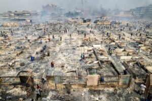 Massive cleanup under way in Ghana after fire destroys one of world’s biggest secondhand markets