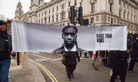 Protesters march in London for release of teenage boy in Dubai jail