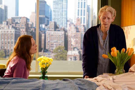 Julianne Moore and Tilda Swinton in The Room Next Door.