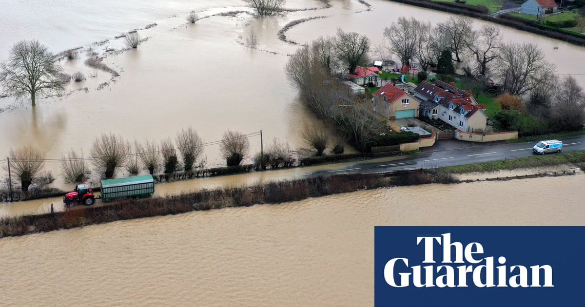 UK weather: major incident declared in Somerset as storms bring flooding