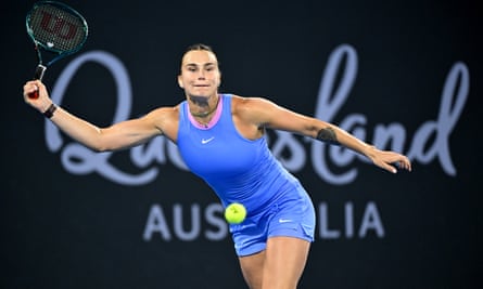 Aryna Sabalenka appears to be in good shape before her Australian Open title defence.