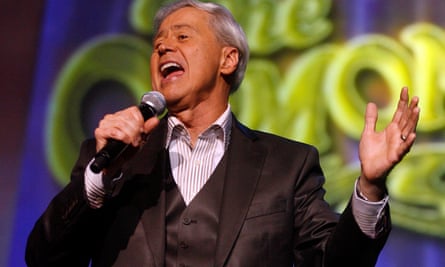 Wayne Osmond performing during a recording of the Osmonds 50th anniversary show in Las Vegas, 2007.