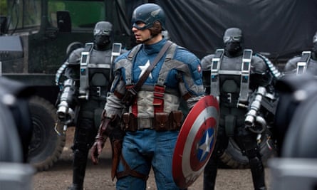 Chris Evans in Captain America – First Avenger.