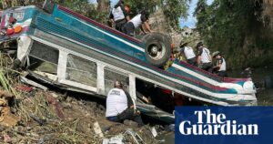 At least 55 dead in Guatemala after bus plunges from highway bridge