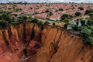 Brazilian city in Amazon declares emergency after huge sinkholes appear