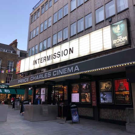 The Prince Charles Cinema during the Covid pandemic.