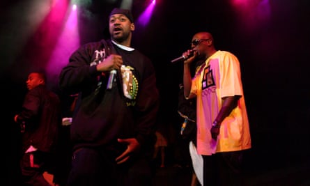 Method Man and Inspectah Deck on stage, 2008.