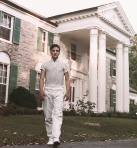 Elvis at Graceland in 1957.