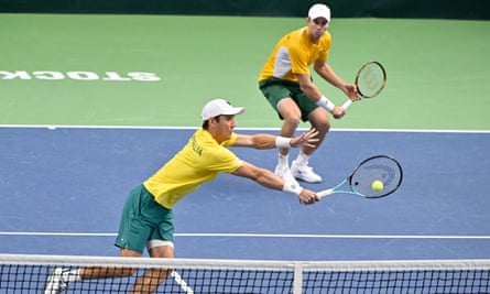 Olympic champions reunite to seal Australia’s Davis Cup win over Sweden