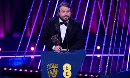 Brady Corbet at the Baftas.