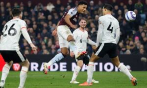 Trent Alexander-Arnold rescues point for Liverpool in thriller at Aston Villa