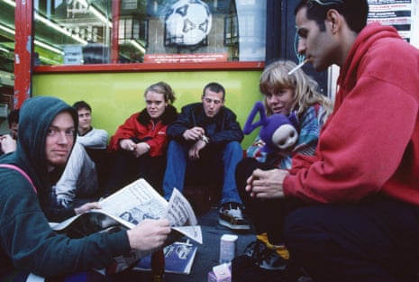 Clubbers in Brixton, south London, at 5.30am on 28 June 1998.