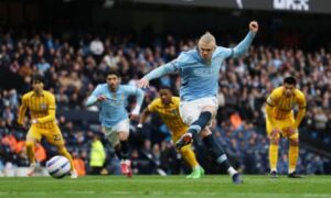 Abdukodir Khusanov’s own goal hands Brighton draw at Manchester City