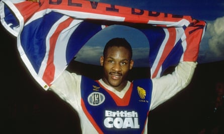 Great Britain rugby league star Ellery Hanley, who grew up in Leeds.