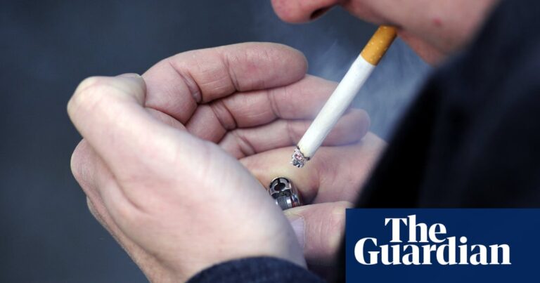 Smoking rates in parts of England rise for first time since 2006, study shows