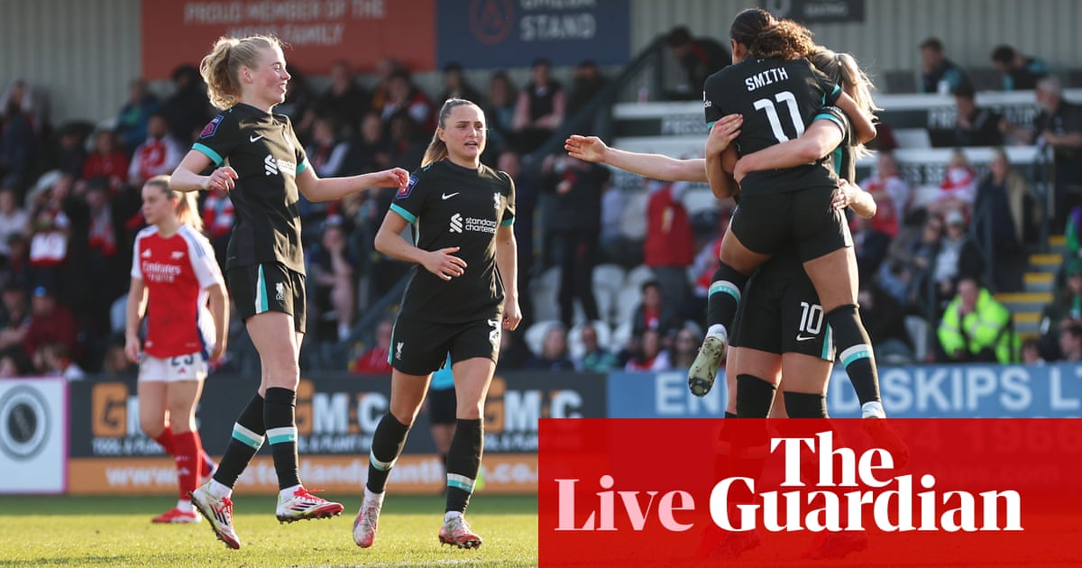 Women’s FA Cup: Liverpool stun Arsenal to book Chelsea semi-final – as it happened