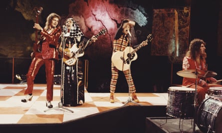‘Our manager wanted us to be like the Beatles’ … Slade on Top of the Pops in 1973.