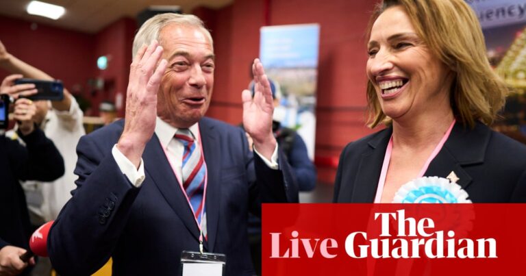 English local elections: Tories reject claim Reform UK main opposition after ultra-slim byelection win – UK politics live