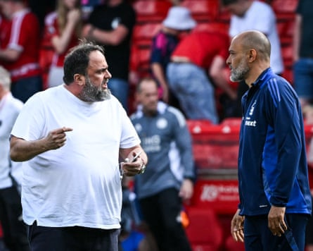 Evangelos Marinakis and Nuno Espírito Santo