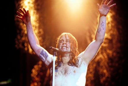 Ozzy Osbourne on stage