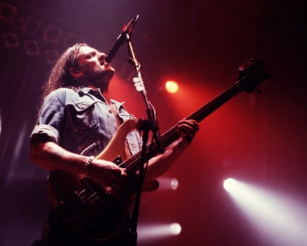 Lemmy performing in 1990.