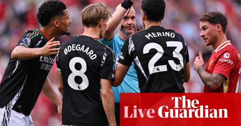 Liverpool 2-2 Arsenal: Premier League – as it happened