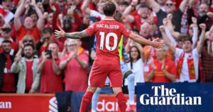 Liverpool 5-1 win over Tottenham triggers seismic tremors at Anfield