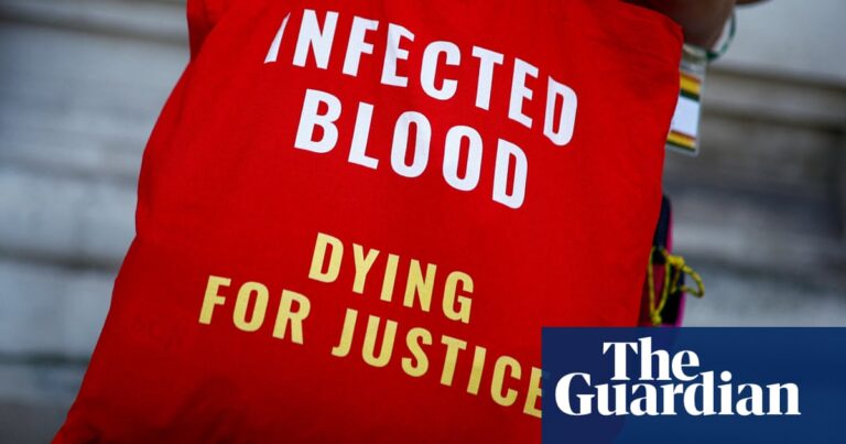 UK’s contaminated blood victims ‘re-traumatised’ by compensation delays
