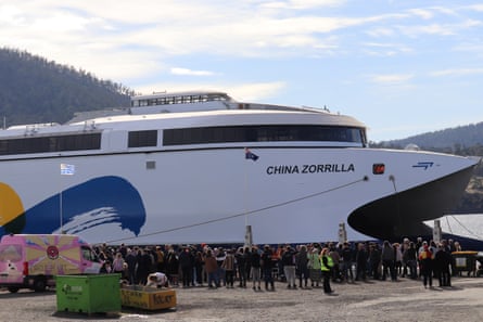 The Hull 096 will depart for South America to carry passengers between Argentina and Uruguay.